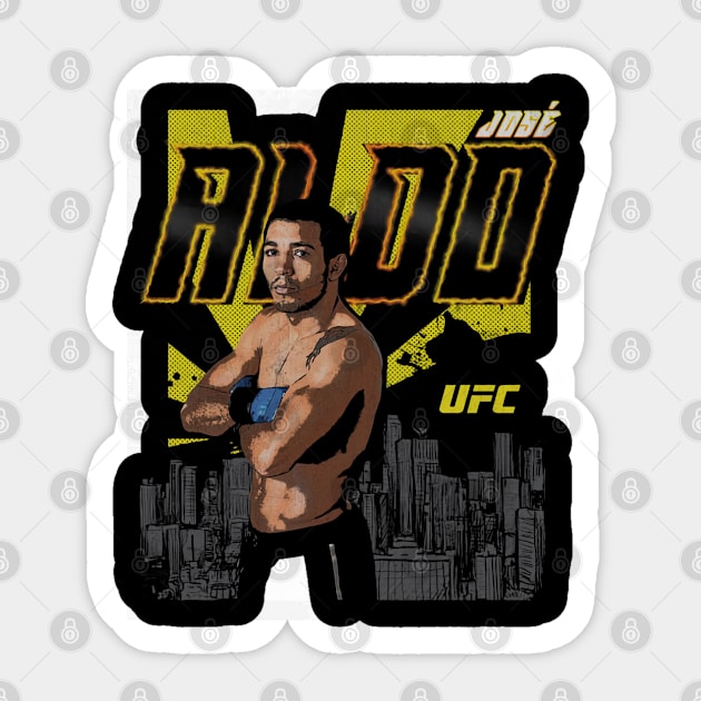 Jose Aldo Comic Book Sticker by artbygonzalez